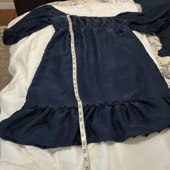 Vintage Betsey Johnson 100% silk gorgeous 90’s rare short prairie dress. - Picture 12 of 14